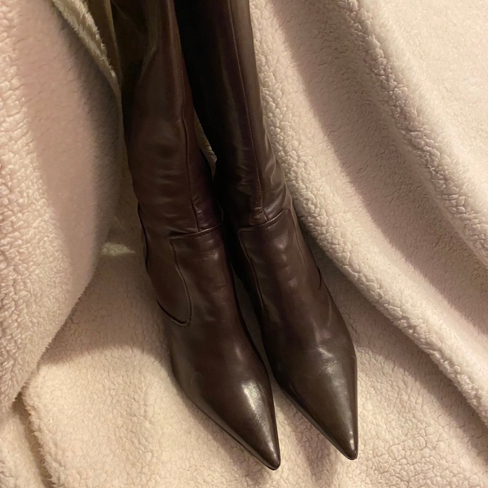 Brown leather BCBG Boots